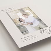 "Our Forever" - Save the Dates in Latte by Kristie Kern - Detail