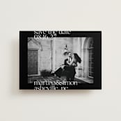 "baci di dama" - Save the Dates in Onyx by chocomocacino - Front