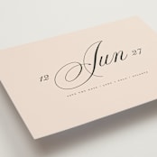 "Simple Date" - Save the Dates in Champagne by Lori Wemple - Detail