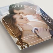 "Take Shape" - Save the Dates in Snow by Lauren Chism - Detail