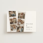 "Photo Strips" - Save the Dates in Dovetail by Amy Payne - Front