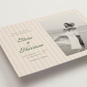 "harrison" - Save the Dates in Blush by Ellen Schlegelmilch - Detail