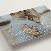"totally in love" - Save the Dates in Cotton by Lori James - Detail