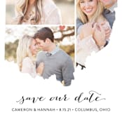 "Ohio Love Location" - Save the Dates in Wedding Dress by Heather Buchma - Detail