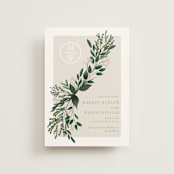"Watermark" - Save the Dates in Taupe by Kaydi Bishop - Front