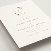"Soft Sprigs" - Save the Dates in Champagne by Jennifer Postorino - Detail