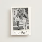 "Venecia" - Save the Dates in Ivory by Maja Cunningham - Front
