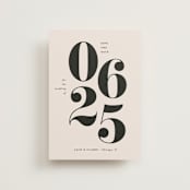 "It's a Date" - Save the Dates in Tuxedo by That Girl Press - Front