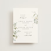 "Fleur" - Save the Dates in Lily by Everett Paper Goods - Front