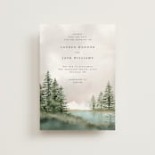 "montagna" - Save the Dates in Forest by Petra Kern - Front