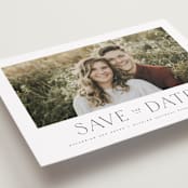 "Glacier" - Save the Dates in Ink by Wildfield Paper Co - Detail