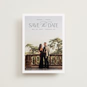 "Flourish" - Save the Dates in Cloud by Nicole Walsh - Front