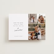 "Signed and Sealed" - Save the Dates in Snow by Sandra Picco Design - Front