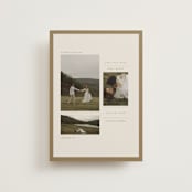 "savour" - Save the Dates in Linen by Bramble Studio - Front