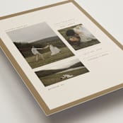 "savour" - Save the Dates in Linen by Bramble Studio - Detail