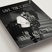 "Gaze" - Save the Dates in Snow by Pixel and Hank - Detail