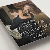 "The Cinema" - Save the Dates in Quartz by Kristie Kern - Detail