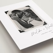 "Album" - Save the Dates in Parchment by Morgan Kendall - Detail