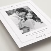 "Alcott" - Save the Dates in Mocha by Meagan Christensen - Detail