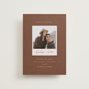 "Patina" - Save the Dates in Rust by Ekko Studio - Front