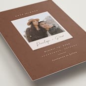 "Patina" - Save the Dates in Rust by Ekko Studio - Detail