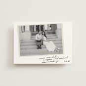 "Venecia" - Save the Dates in Ivory by Maja Cunningham - Front