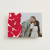 "Pair of Hearts from Disney's Alice In Wonderland" - Save the Dates in Ruby by Baumbirdy - Front
