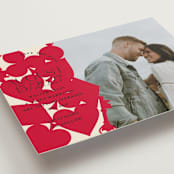 "Pair of Hearts from Disney's Alice In Wonderland" - Save the Dates in Ruby by Baumbirdy - Detail
