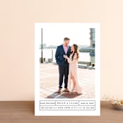"Between the Lines" - Save the Dates in Blazer by Fine and Dandy Paperie - Front