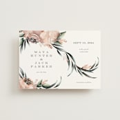 "Maya Rustica" - Save the Dates in Rose by Petra Kern - Front