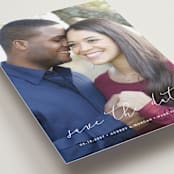 "Etched in love" - Save the Dates in Cloud by Stacey Meacham - Detail