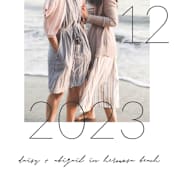 "Lucky Date" - Save the Dates in Snow by Simona Camp - Detail