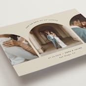 "Pure Elegance" - Save the Dates in Sand by Kristin Oliversen - Detail