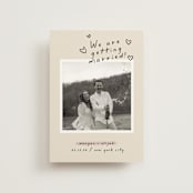 "Surprise!" - Save the Dates in Nero by Pati Cascino - Front