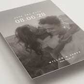 "Classic Big Date" - Save the Dates in Moonstone by Lucrecia Caporale - Detail
