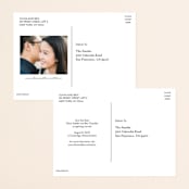 "Frankie" - Save the Dates in Ink by Karen Schipper - Back of Card