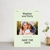"Booklet" - Save the Dates in Fern by Jack Knoebber - Front