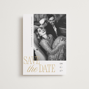 "Right Side" - Save the Dates in Pearl by Melanie Kosuge - Front