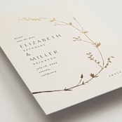 "Vine Wrap" - Save the Dates in Cotton by Amy Kross - Detail