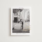 "metro" - Save the Dates in Midnight by Inkblot Design - Front