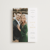 "Effortless" - Save the Dates in Chiffon by Ashley Rosenbaum - Front