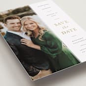 "Effortless" - Save the Dates in Chiffon by Ashley Rosenbaum - Detail