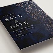 "glistening stardust" - Save the Dates in Midnight by Angela Marzuki - Detail