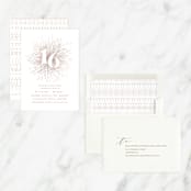 "Starburst" - Sweet Sixteen Party Invitations in Cocoa by Ana Sharpe - Assembled
