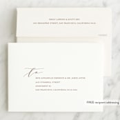 "Starburst" - Sweet Sixteen Party Invitations in Cocoa by Ana Sharpe - FREE Recipient Addressing