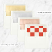 "Bold Type" - Sweet Sixteen Party Invitations in Cranberry by Baumbirdy - Envelope Liner Options