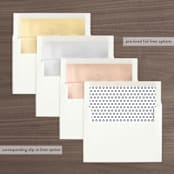 "Down by the Sea" - Save the Dates in Marine by Sandra Picco Design - Envelope Liner Options