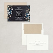 "Enchanting Plum" - Save the Dates in Navy by Phrosné Barwood - Assembled