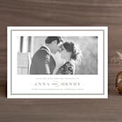"Field" - Save the Dates in Umber by Megan Davis - Front