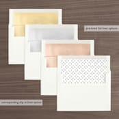 "Field" - Save the Dates in Umber by Megan Davis - Envelope Liner Options